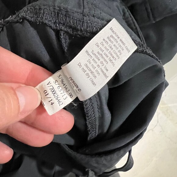 Athleta Gray Attitude Ruched Pull On Jogger Pants Adjustable Ankles Size 4P - Picture 6 of 12